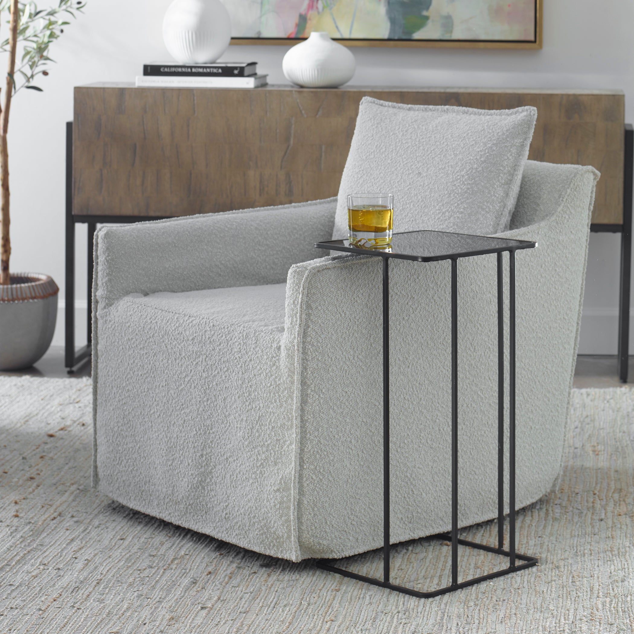Uttermost Home Uttermost Cadmus Black Accent Table