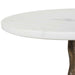 Uttermost Furniture Uttermost Calais White Marble Accent Table