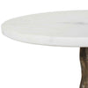 Uttermost Furniture Uttermost Calais White Marble Accent Table