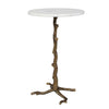 Uttermost Furniture Uttermost Calais White Marble Accent Table