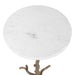 Uttermost Furniture Uttermost Calais White Marble Accent Table