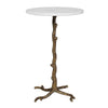 Uttermost Furniture Uttermost Calais White Marble Accent Table