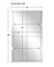 Uttermost Home Decor Motor Freight - Est Rate Quoted Uttermost Calgary Oversized Panel Mirror