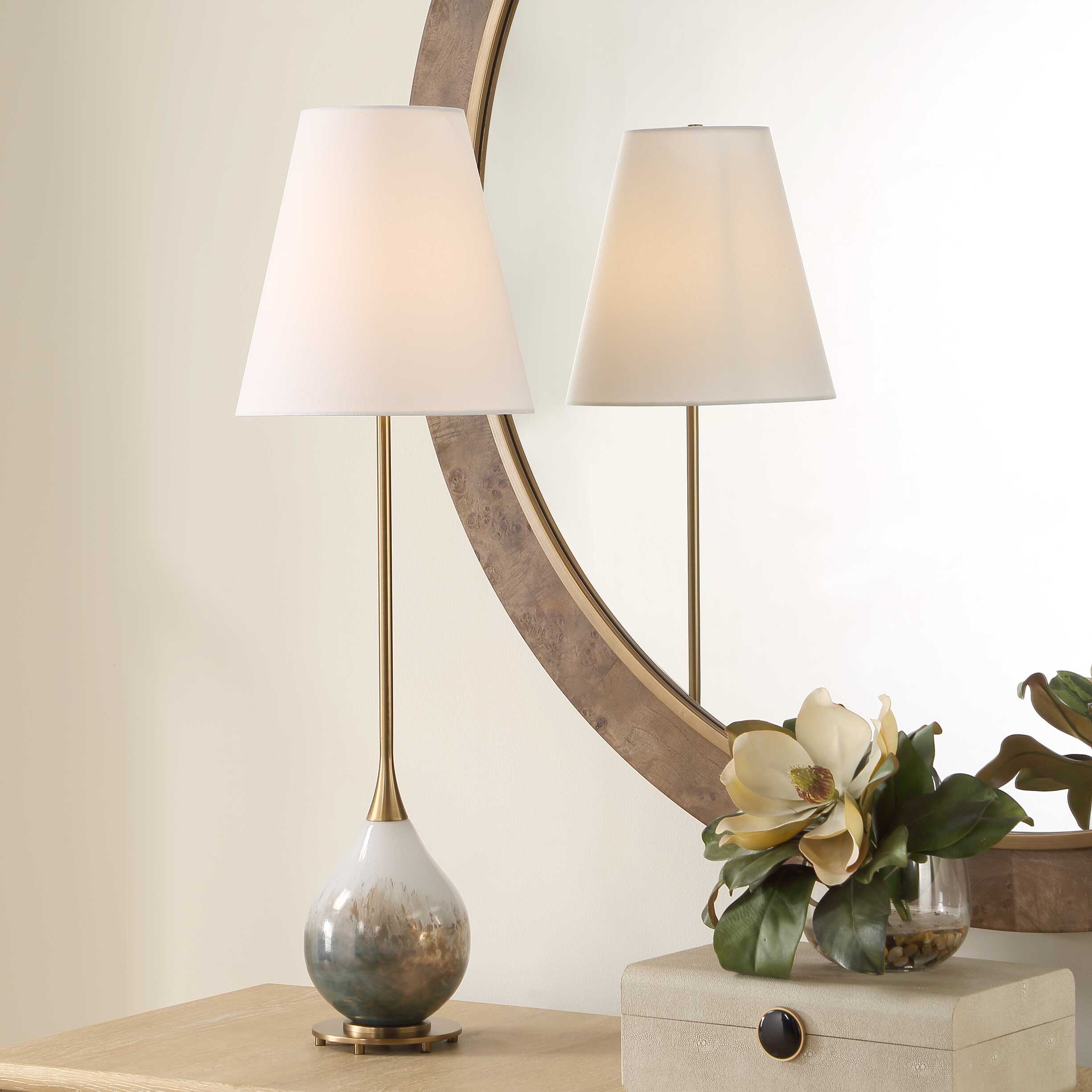 Uttermost Uttermost Cardoni Smoke Buffet Lamp