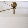 Uttermost Lighting Uttermost Cardoni Smoke Table Lamp