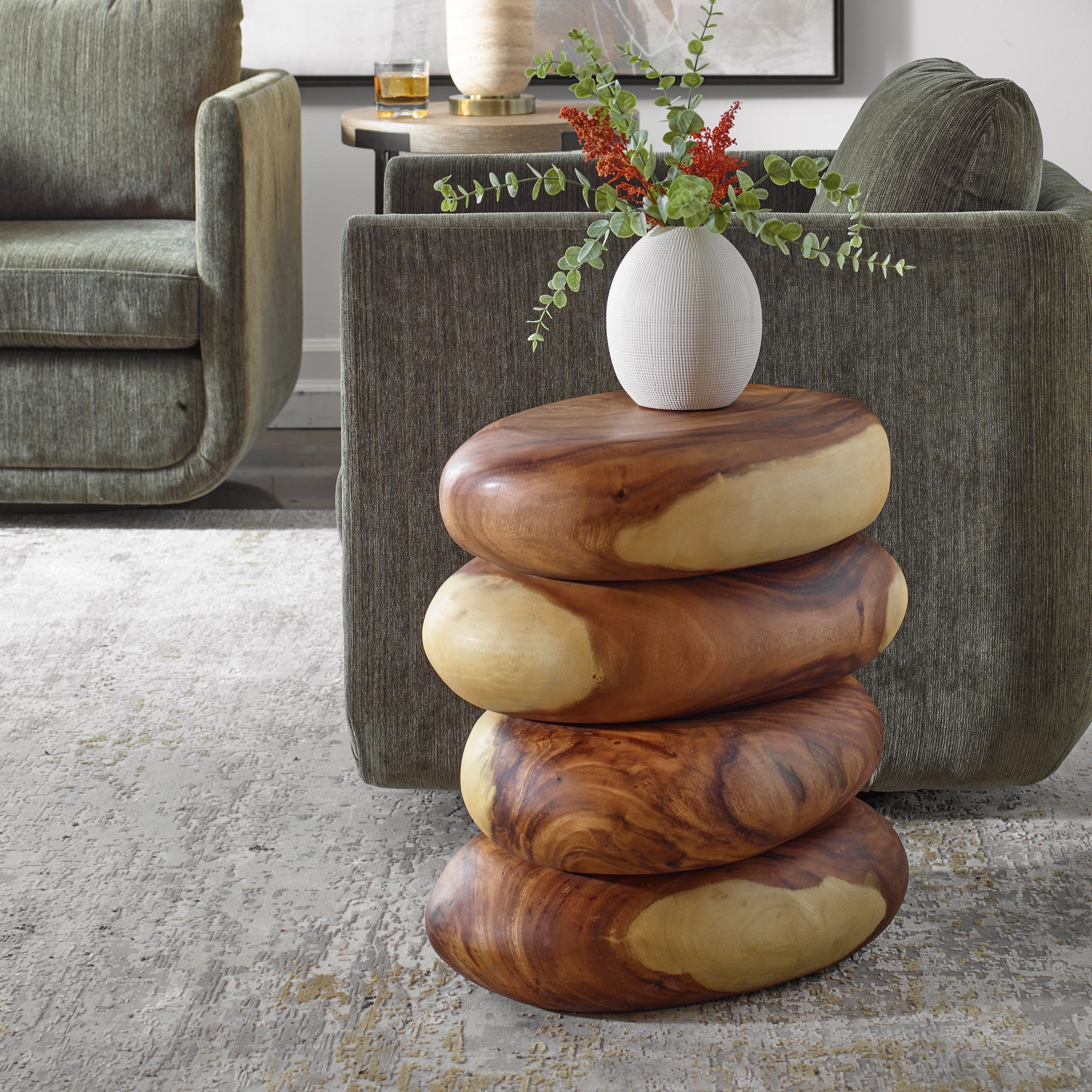 Uttermost Furniture Uttermost Carrillo Modern End Table