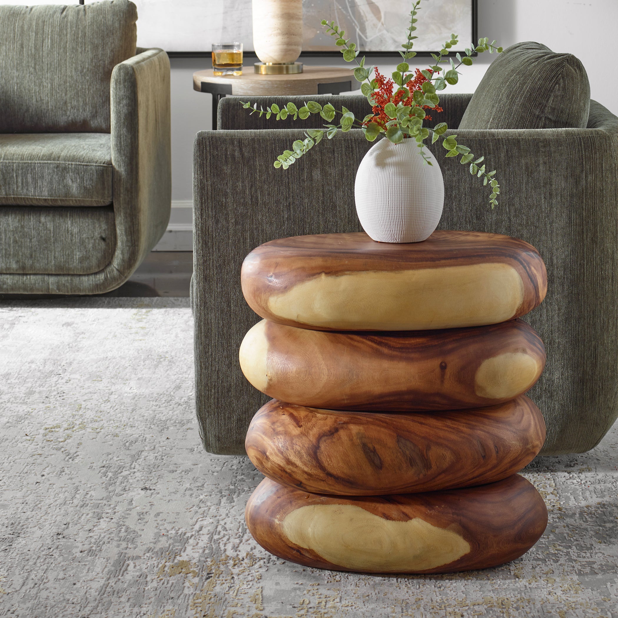 Uttermost Furniture Uttermost Carrillo Modern End Table