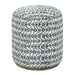 Uttermost Uttermost Cas Blue Fabric Ottoman