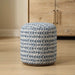 Uttermost Uttermost Cas Blue Fabric Ottoman