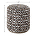 Uttermost Furniture Uttermost Cas Plush Espresso Ottoman