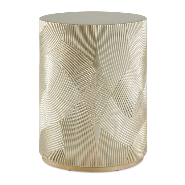 Uttermost Furniture Uttermost Cassandra Gold Drum Accent Table