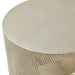 Uttermost Furniture Uttermost Cassandra Gold Drum Accent Table