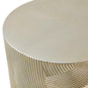 Uttermost Furniture Uttermost Cassandra Gold Drum Accent Table