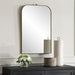 Uttermost Home Decor Uttermost Cassidy Brass Arch Mirror