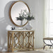 Uttermost Home Motor Freight - To be Quoted Uttermost Catali Ivory Stone Console Table