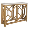 Uttermost Home Motor Freight - To be Quoted Uttermost Catali Ivory Stone Console Table
