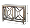 Uttermost Home Motor Freight - To be Quoted Uttermost Catali Ivory Stone Console Table