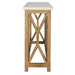 Uttermost Home Motor Freight - To be Quoted Uttermost Catali Ivory Stone Console Table