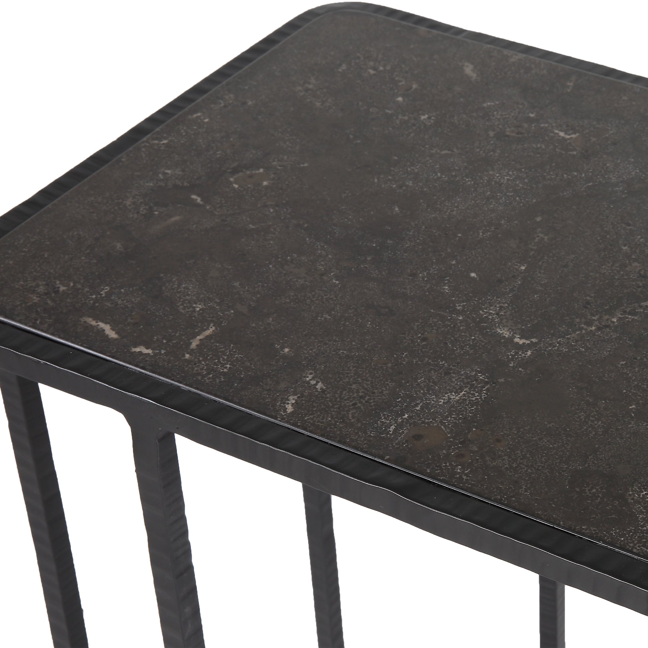 Uttermost Home Decor Uttermost Cavern Stone & Iron Accent Table