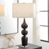 Uttermost Lighting Uttermost Caviar Black Table Lamp