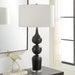 Uttermost Lighting Uttermost Caviar Black Table Lamp