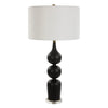 Uttermost Lighting Uttermost Caviar Black Table Lamp
