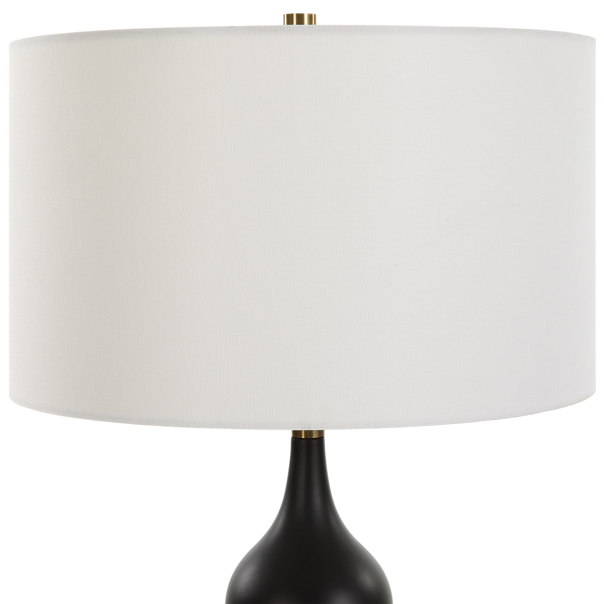 Uttermost Lighting Uttermost Caviar Black Table Lamp