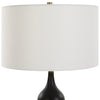 Uttermost Lighting Uttermost Caviar Black Table Lamp