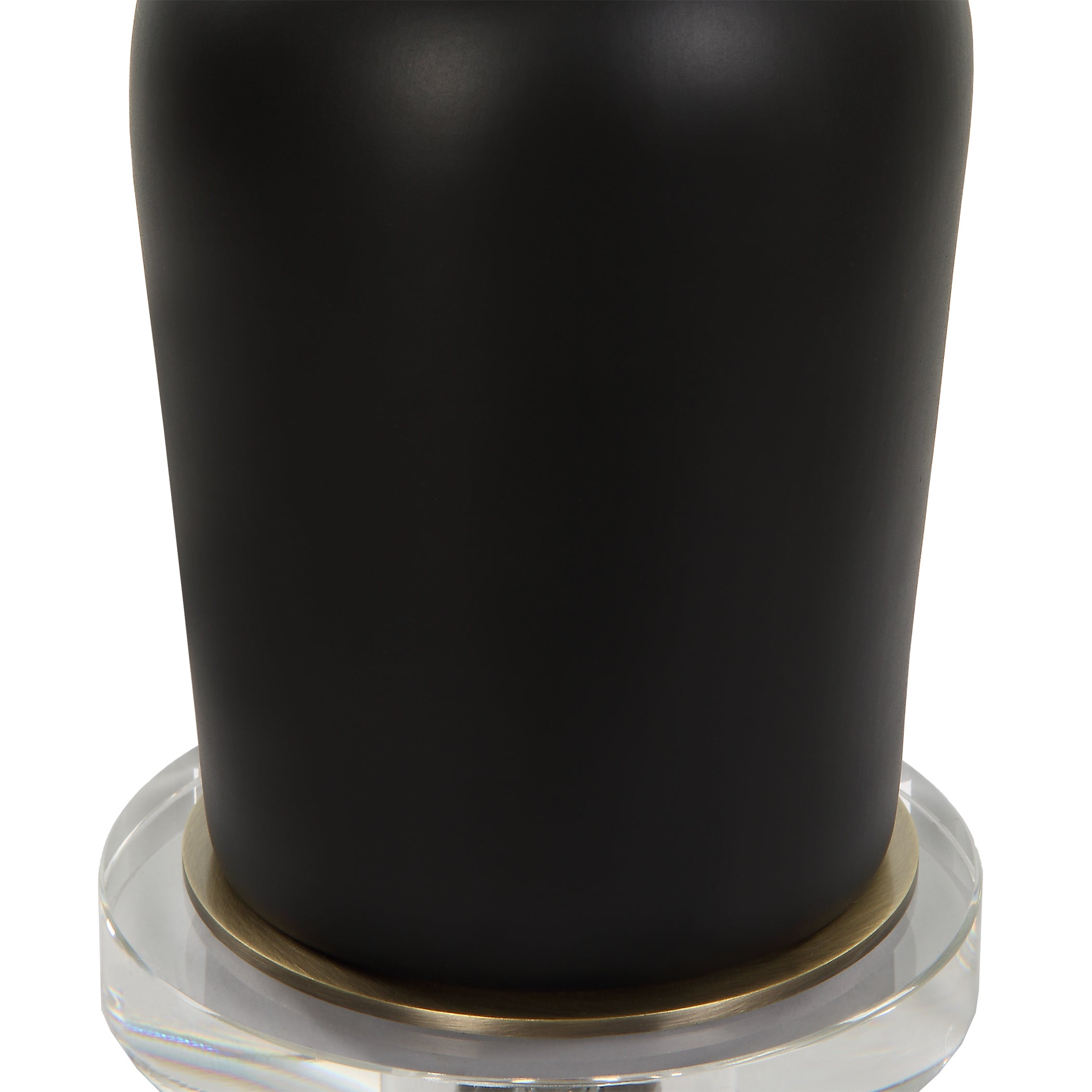 Uttermost Lighting Uttermost Caviar Black Table Lamp