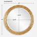 Uttermost Home Decor Oversized - Rate to be Quoted Uttermost Celeste Gold Round Mirror