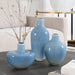Uttermost Home Decor Uttermost Celestial Frost Blue Vases Set/3