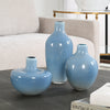 Uttermost Home Decor Uttermost Celestial Frost Blue Vases Set/3