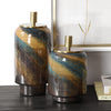 Uttermost Home Decor Uttermost Celestial Tide Glass Containers Set/2