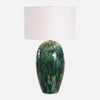 Uttermost Lighting Uttermost Ceralene Green Table Lamp