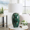 Uttermost Lighting Uttermost Ceralene Green Table Lamp