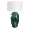 Uttermost Lighting Uttermost Ceralene Green Table Lamp