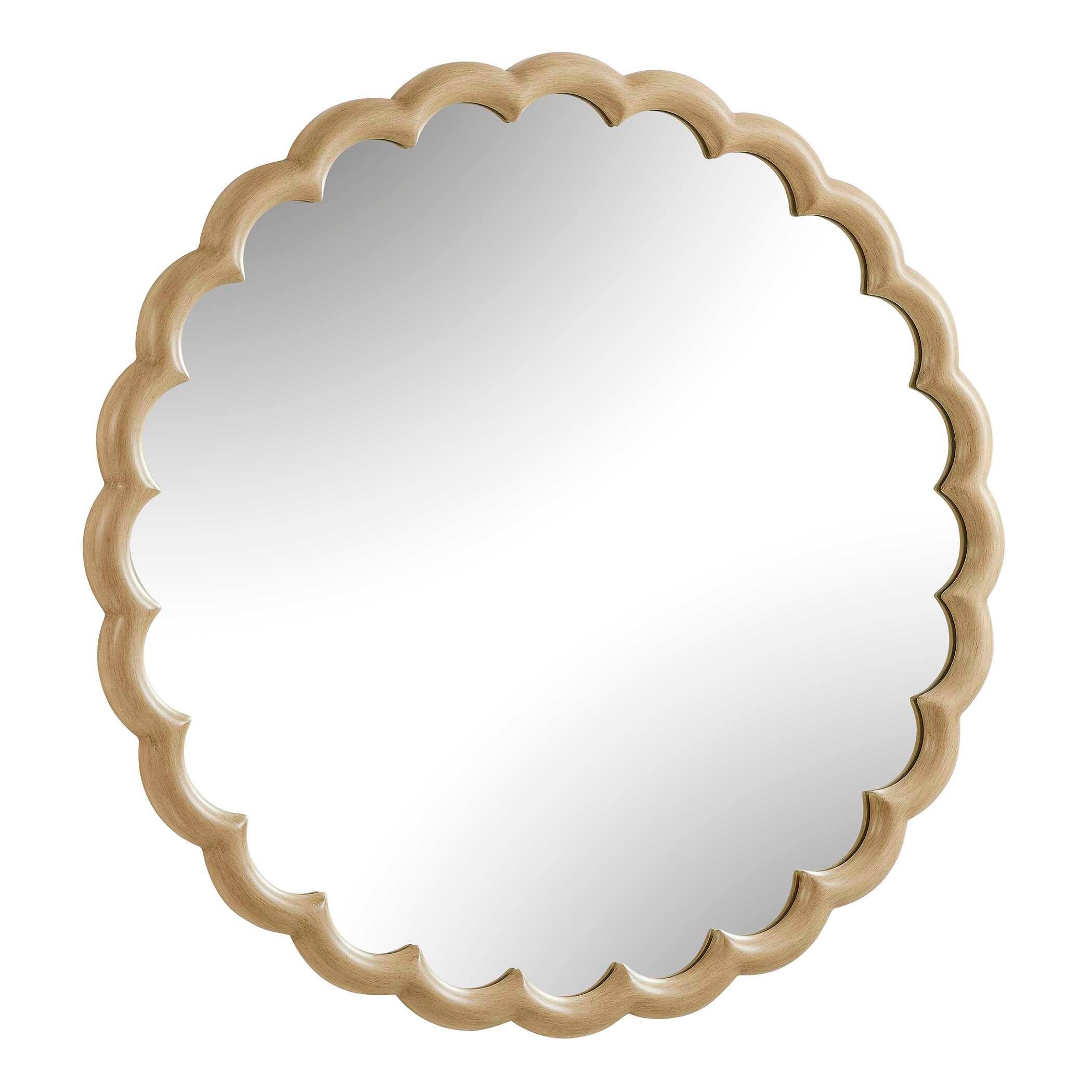 Uttermost Home Decor Uttermost Cerrito Burnished Ivory Round Mirror