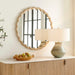 Uttermost Home Decor Uttermost Cerrito Burnished Ivory Round Mirror