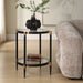 Uttermost Uttermost Chadid Round Glass Side Table