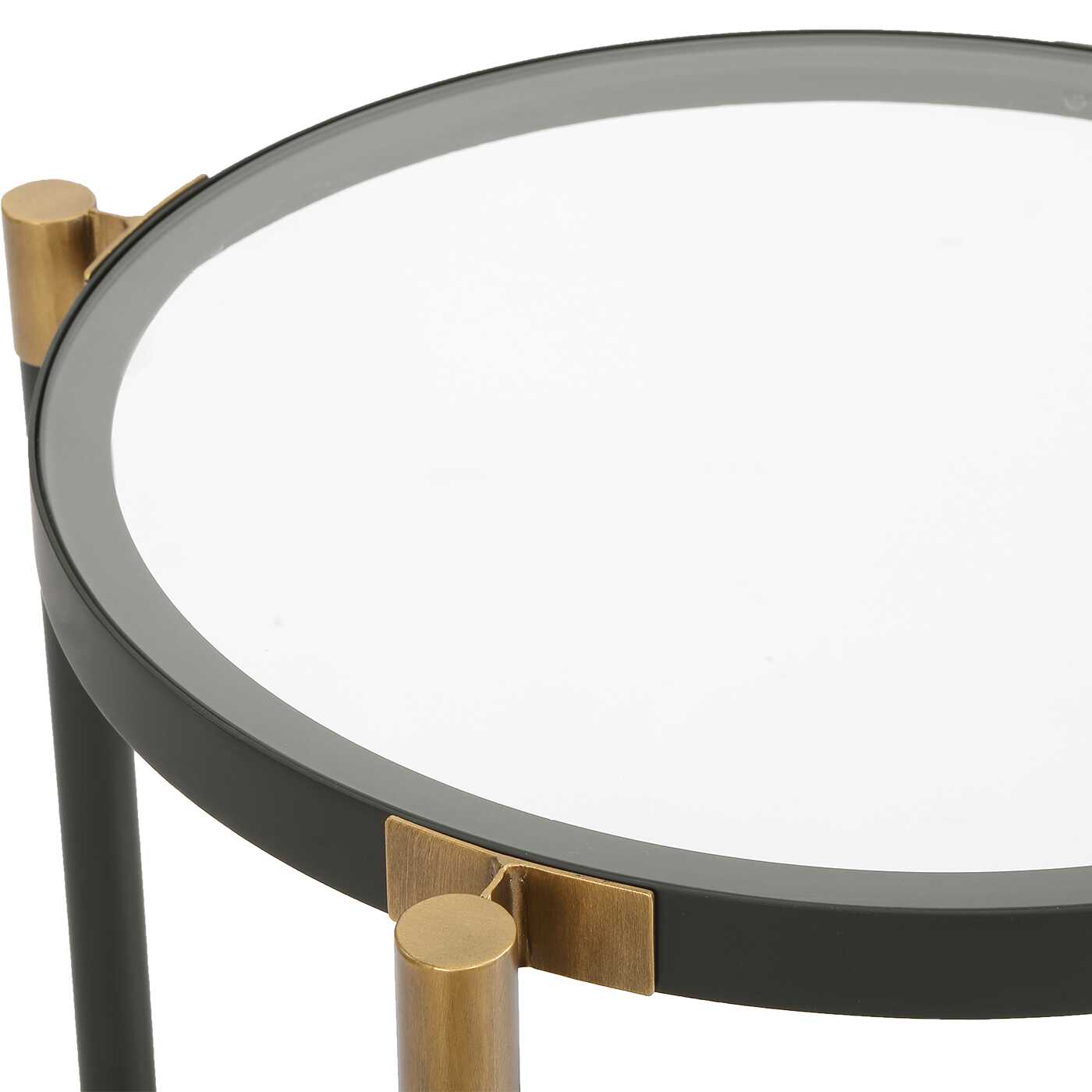 Uttermost Uttermost Chadid Round Glass Side Table