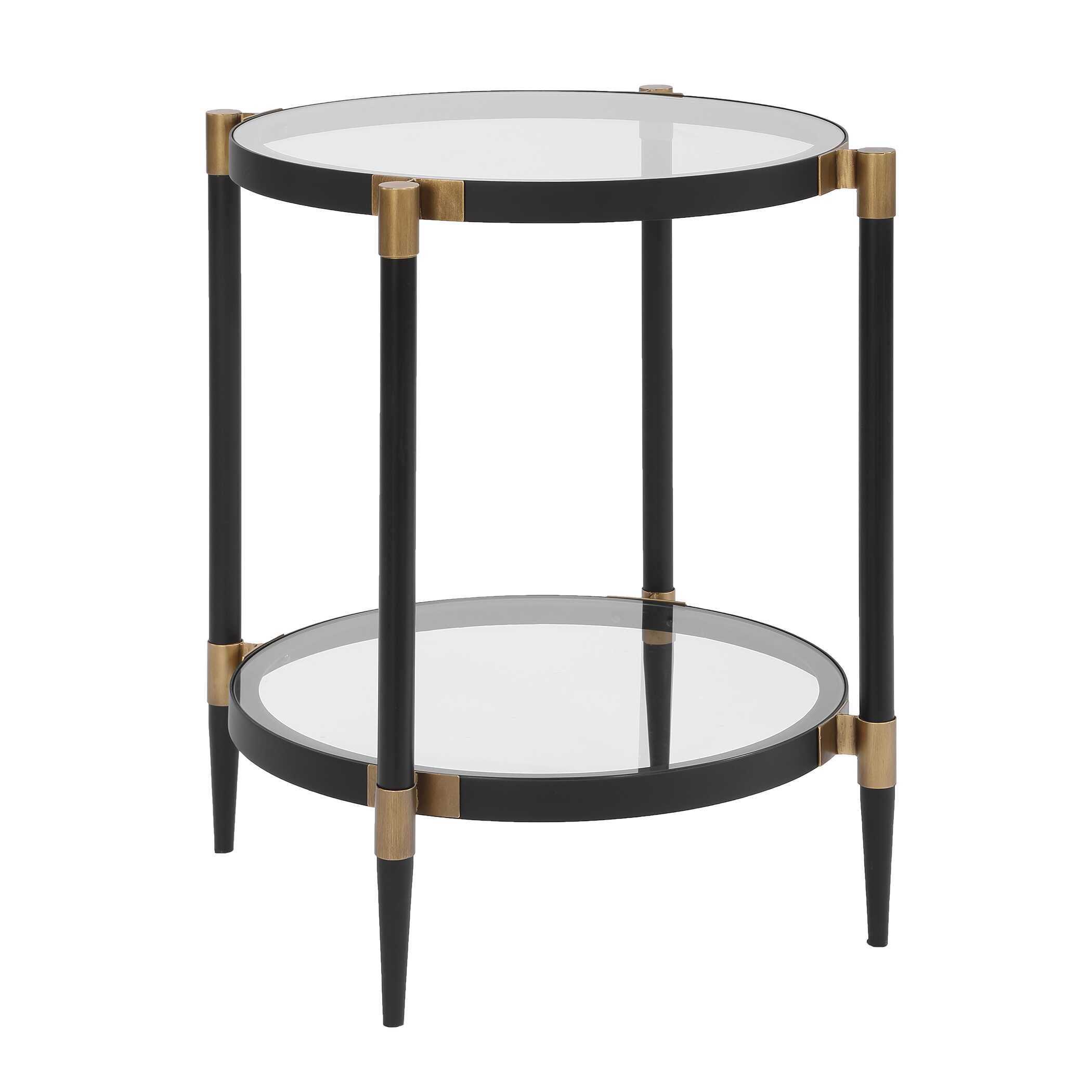 Uttermost Uttermost Chadid Round Glass Side Table