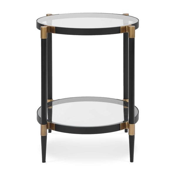Uttermost Uttermost Chadid Round Glass Side Table