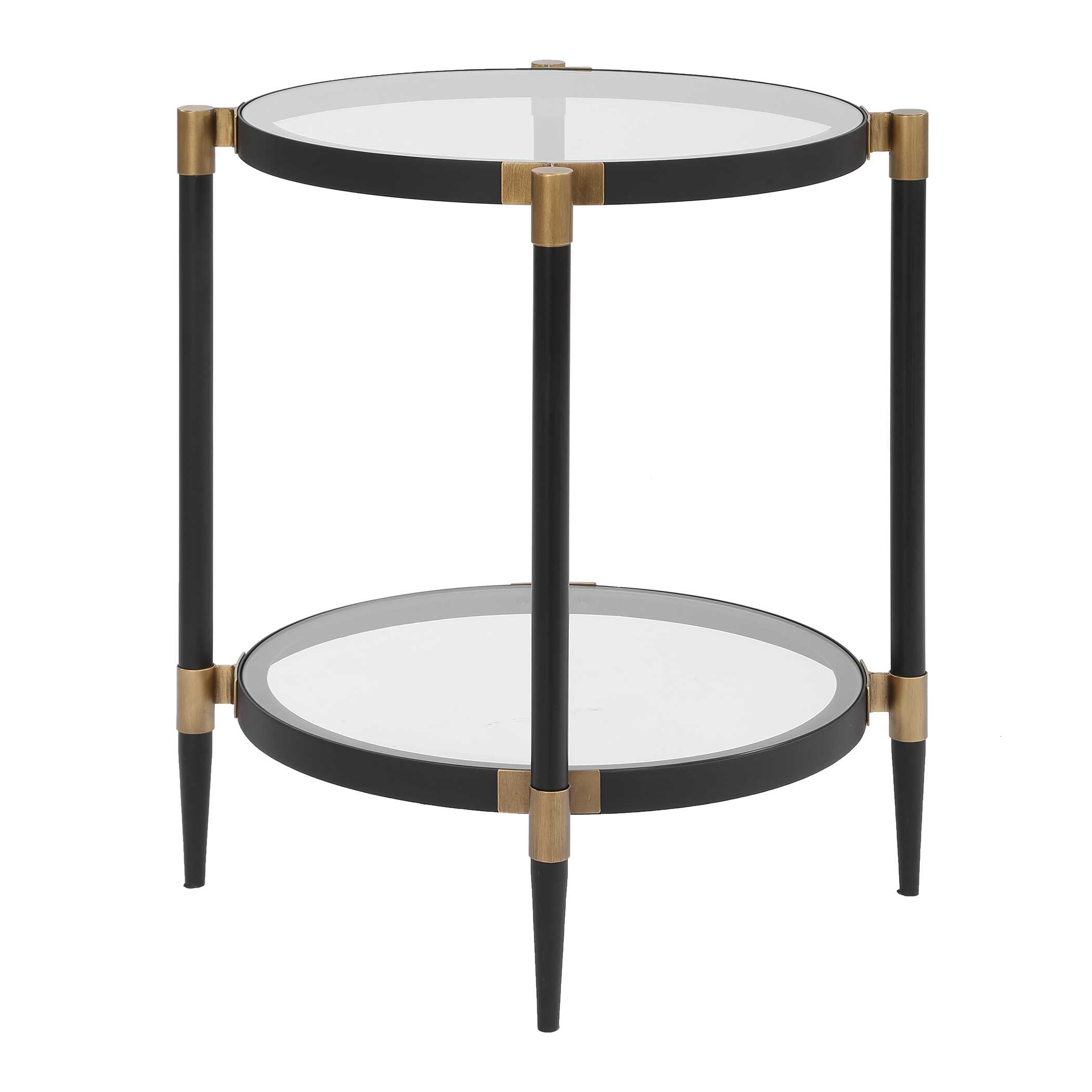 Uttermost Uttermost Chadid Round Glass Side Table