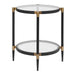 Uttermost Uttermost Chadid Round Glass Side Table
