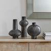 Uttermost Uttermost Charcoal Bloom Indoor-Outdoor Vases Set/3