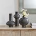 Uttermost Uttermost Charcoal Bloom Indoor-Outdoor Vases Set/3