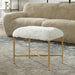Uttermost Home Decor Uttermost Charmed Sheepskin Small Bench