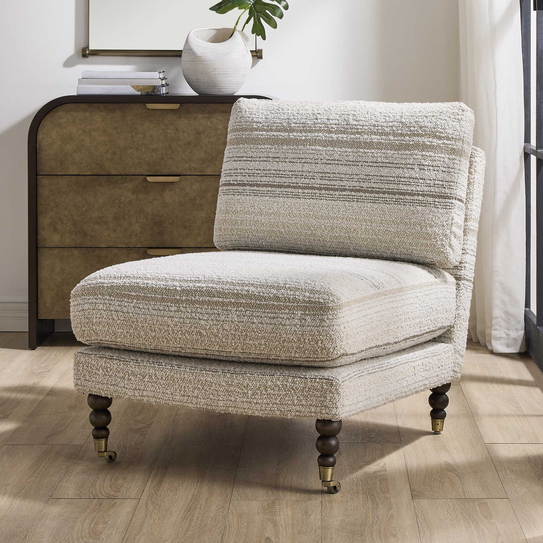Uttermost Furniture Uttermost Chatsworth Modern Slipper Chair