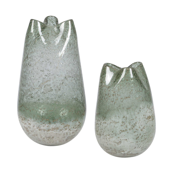 Uttermost Uttermost Chianti Seeded Glass Vases Set/2