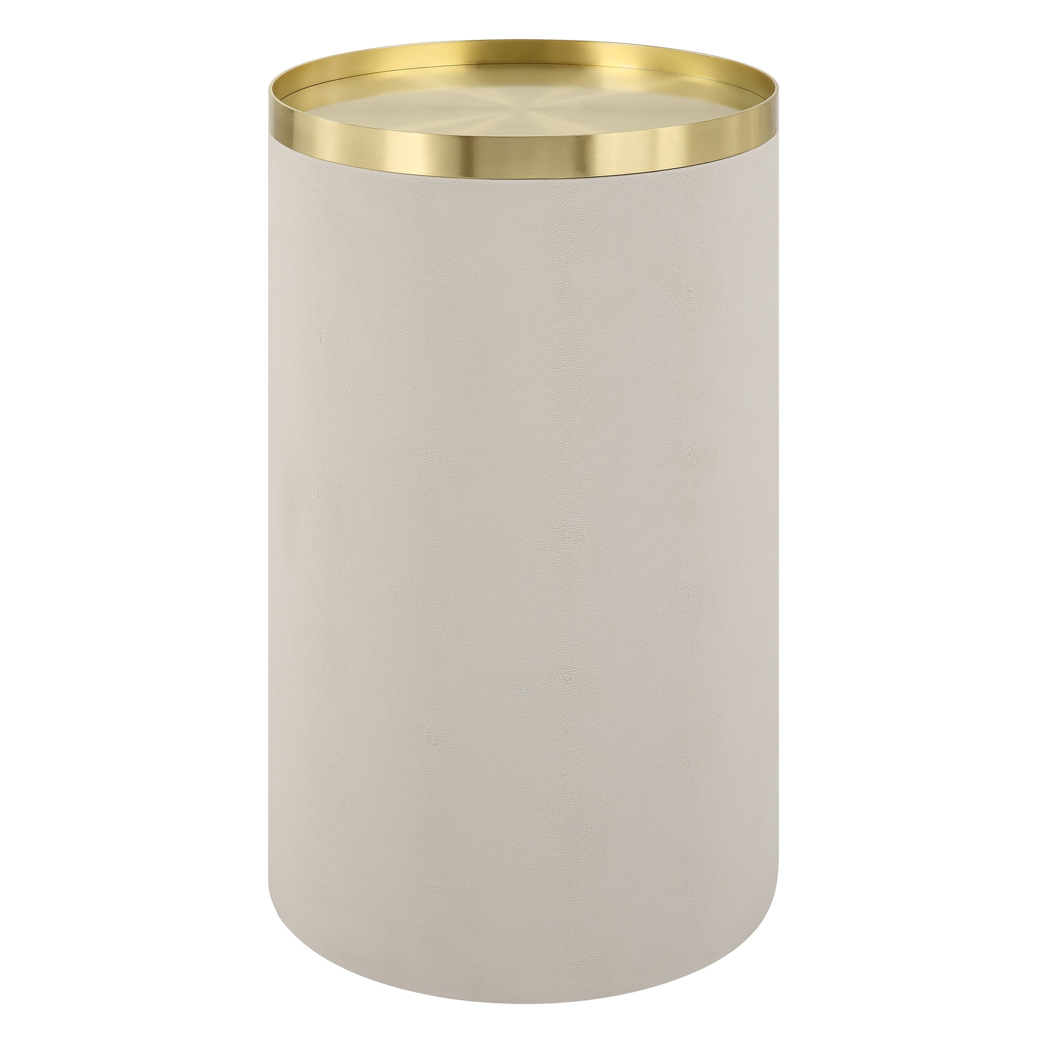 Uttermost Home Decor Uttermost Circuit Brass & White Accent Table